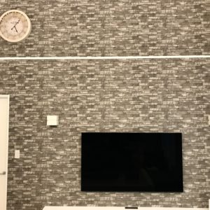 注文住宅の壁掛けテレビ
